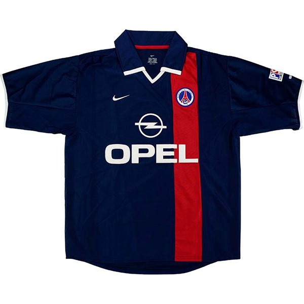 Thailande Maillot Football Paris Saint Germain Domicile Retro 2001 2002 Bleu